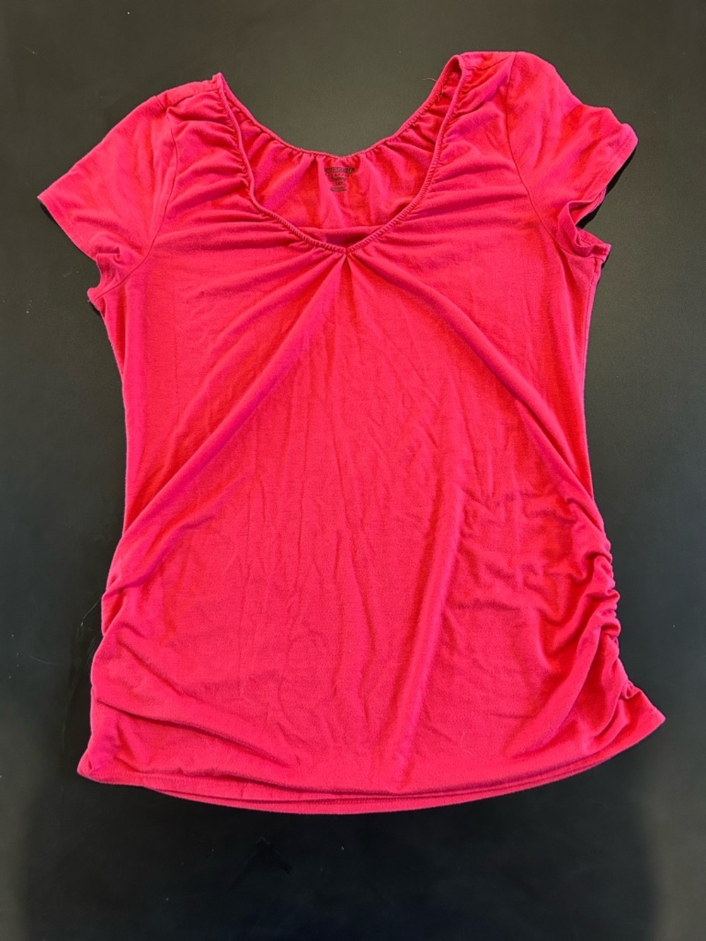 Motherhood Maternity Basic T-Shirt in Red